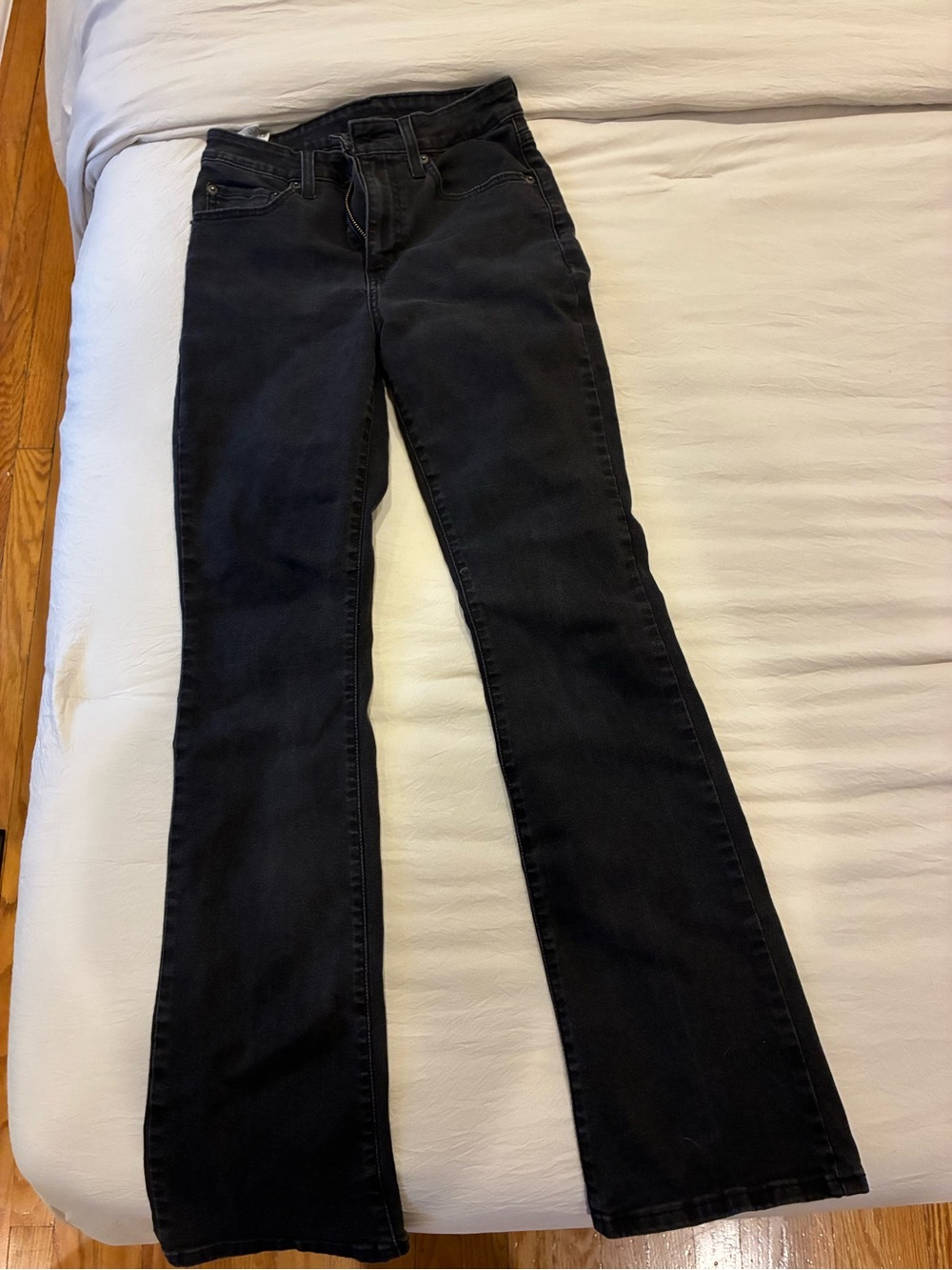 Classic Black Bootcut Jeans - Women's